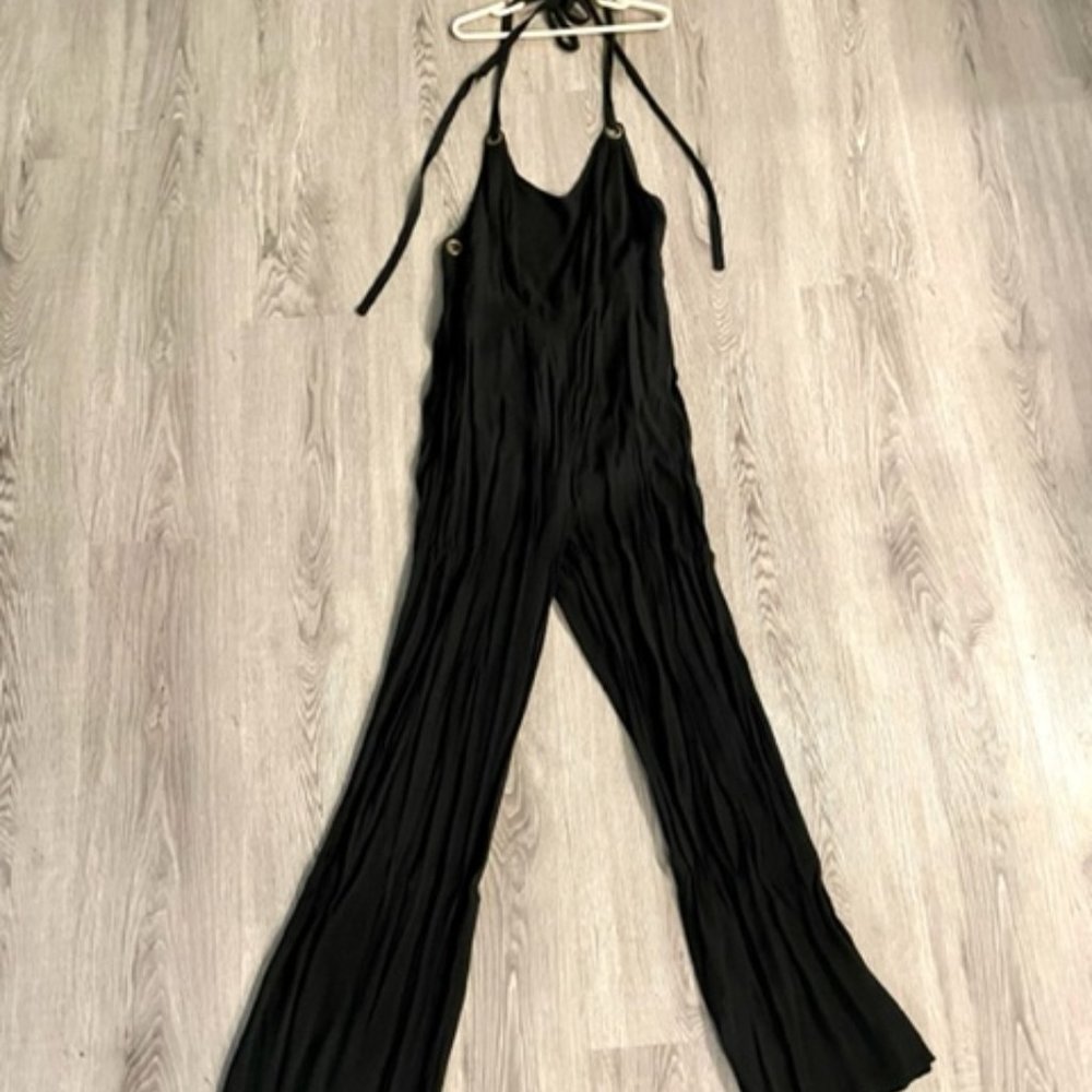 Black Open Back Jumpsuit